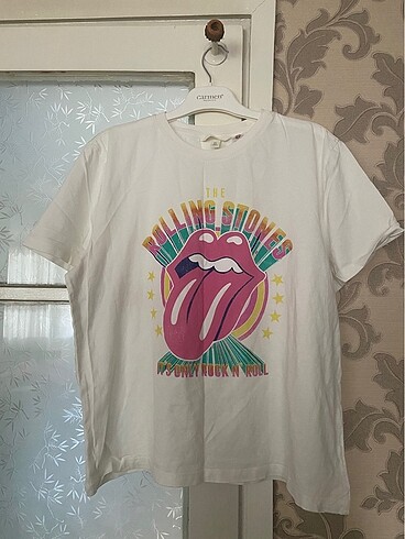 Rolling stones Baskılı H&M tişört