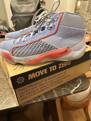 42.5 Beden mor Renk Air Jordan XXXVIII ''Light Marine