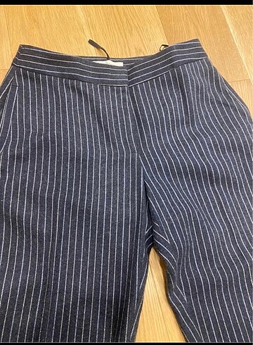 Havuç kesim şık yün pantalon
