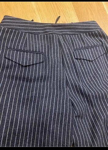 34 Beden Havuç kesim şık yün pantalon