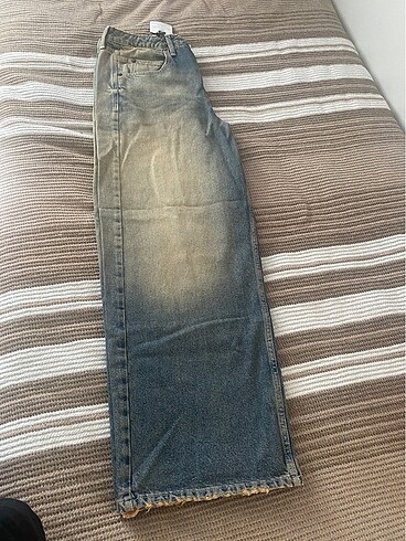 38 Beden eksitmeli baggy jean