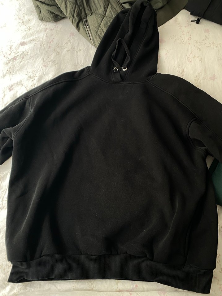 Kadın Koyu Yeşil Kapüşonlu Sweatshirt - Görsel 2