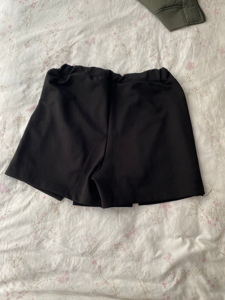 Kadın Siyah Pilili Mini Etek - Görsel 2