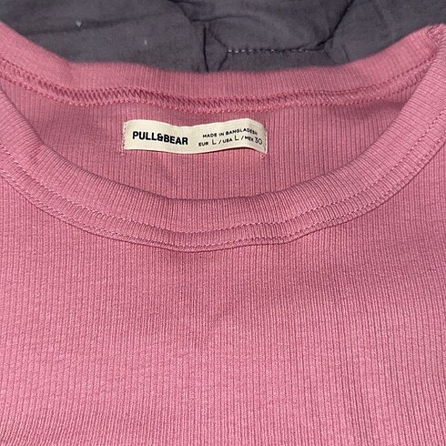 l Beden pull&bear pembe tişört