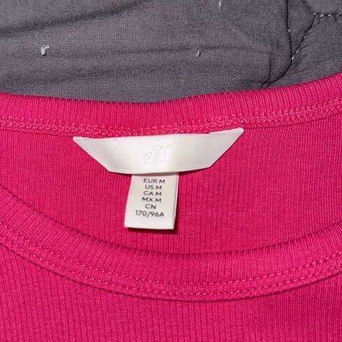 m Beden pembe Renk h&m fuşya/pembe crop