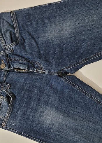Mavi Erkek Denim Kemerli Jean