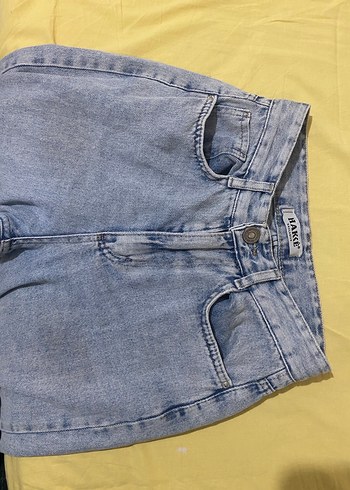 Kadın Mavi Bol Kesim Kot Pantolon - Görsel 2