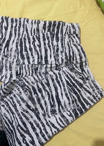 Kadın Zebra Desenli Pantolon - Görsel 3