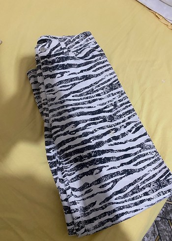 Kadın Zebra Desenli Pantolon - Görsel 4