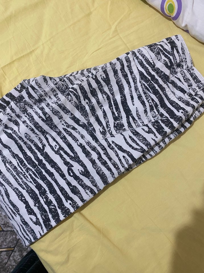 Kadın Zebra Desenli Pantolon - Görsel 2