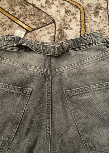 Gri Kot Pantolon Rahat Kesim - Görsel 2