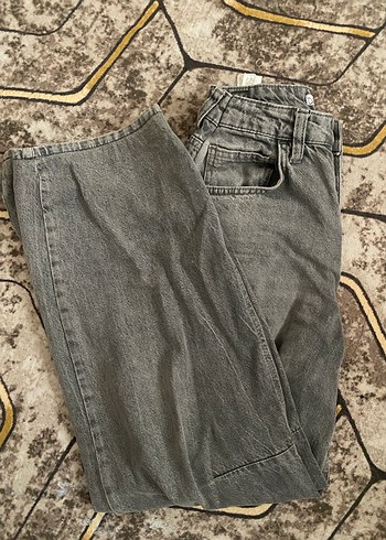 Gri Kot Pantolon Rahat Kesim - Görsel 7