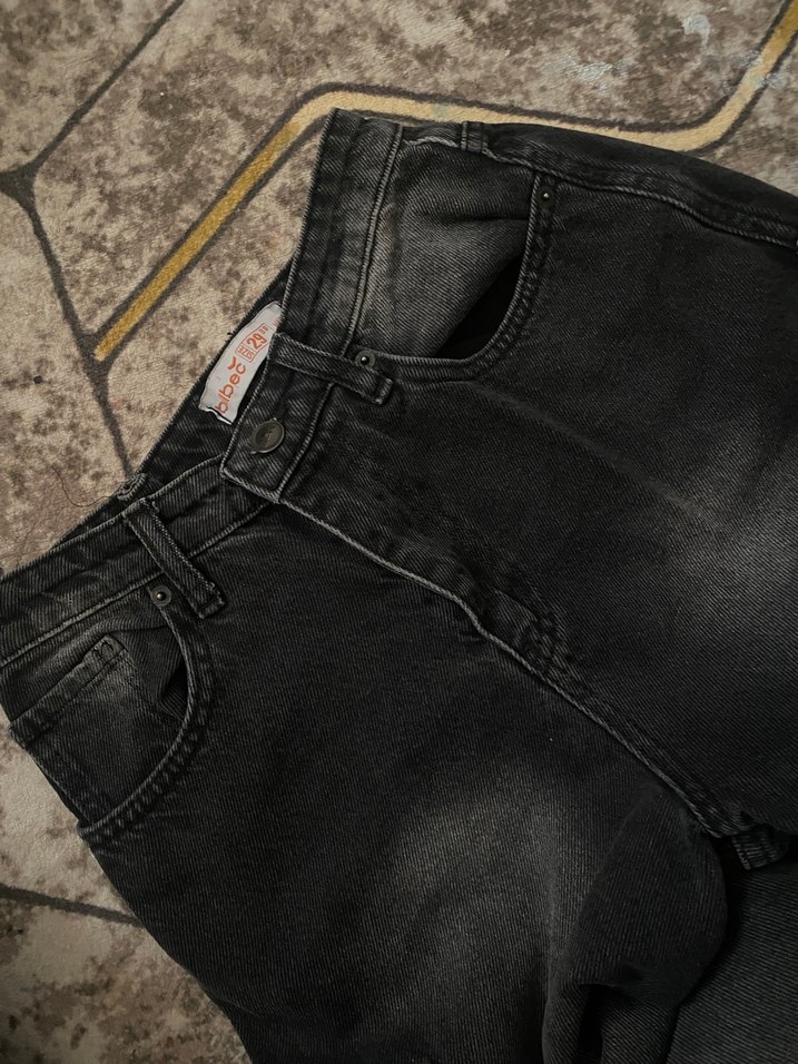 Yıldız detaylı denim pantolon - Görsel 2