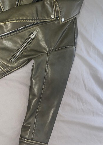 Viral deri ceket - Görsel 6