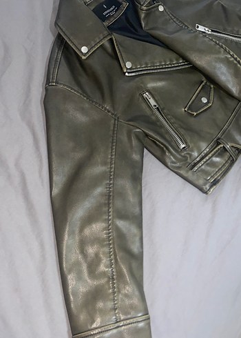 Viral deri ceket - Görsel 5