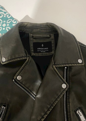 Viral deri ceket - Görsel 3