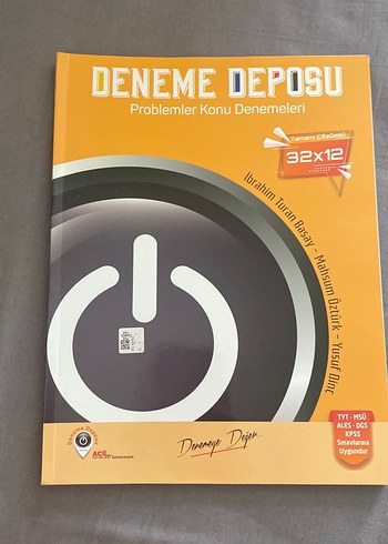 DENEME DEPOSU Problemler Konu Denemeleri Kitabı