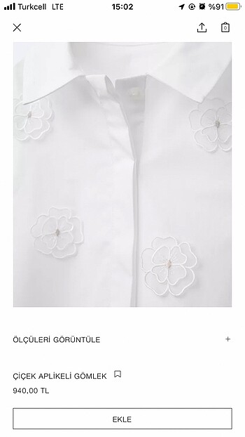 Kız çocuk gömlek zara orijinal
