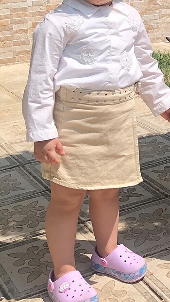 24-36 Ay Beden beyaz Renk Kız çocuk gömlek zara orijinal