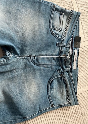 30 Beden Erkek Mavi Denim Regular Fit Jean