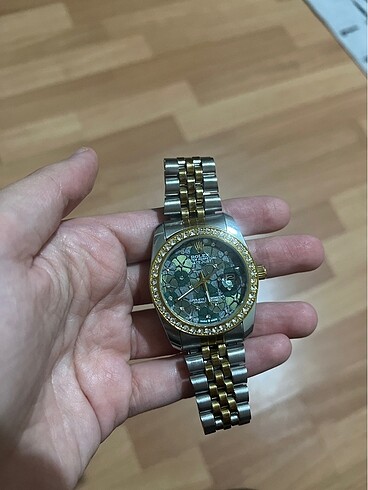  Beden yeşil Renk Rolex kadın kol saati