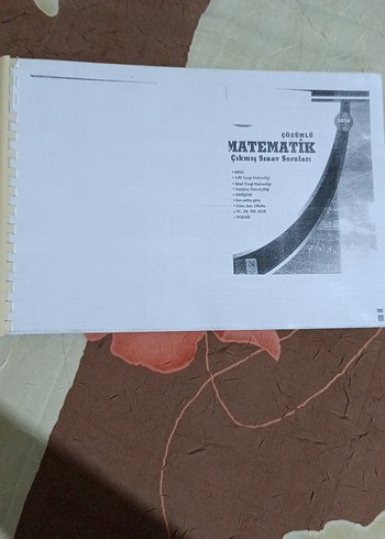 Çözümlü Matematik Sınav Soruları Kitabı 2016