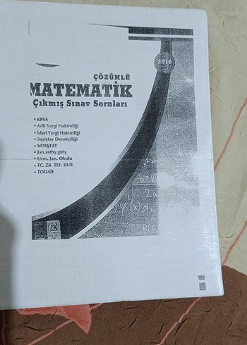 Beden Çözümlü Matematik Sınav Soruları Kitabı 2016