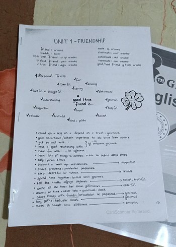  8. Sınıf İngilizce Sınav Hazırlık Kitabı