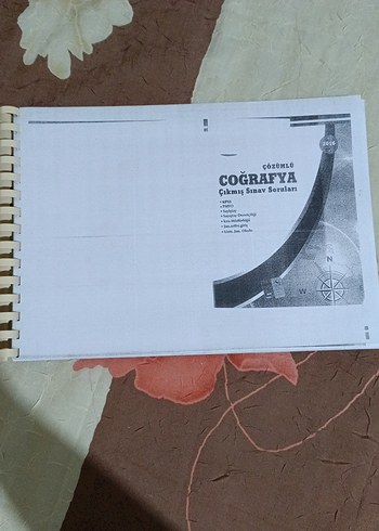 Çözümlü Coğrafya Sınav Soruları Kitabı 2016