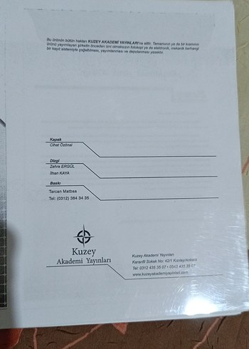  Beden Kuzey Akademi Yayınları Matematik ÖABT Soru Bankası