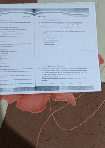  Beden Renk Çözümlü Türkçe Sınav Soruları Kitabı 2016