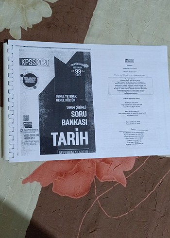KPSS 2020 Tarih Soru Bankası