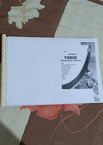 Çözümlü Tarih Çıkmış Sınav Soruları Kitabı 2016