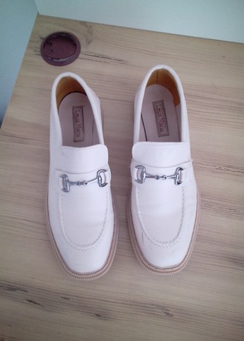Diğer Krem kadın loafer Ayakkabı