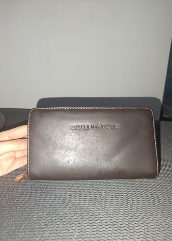 Stella McCartney Deri Fermuarlı Kadın Cüzdanı