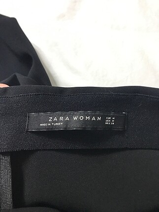 Zara Zara woman önden yırtmaçlı elbise