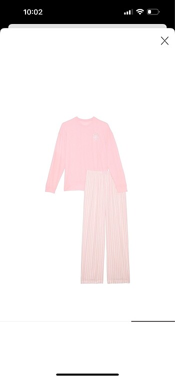 xs Beden pembe Renk Victorias Secret Pijama Takımı