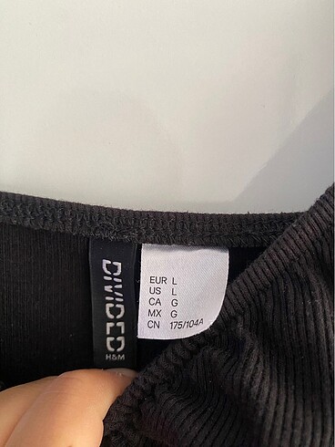l Beden siyah Renk h&m elbise