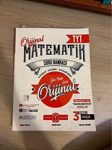 Tyt orijinal matematik