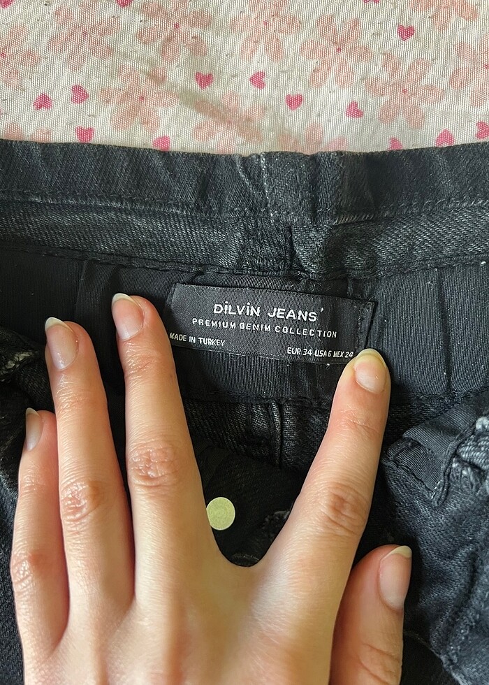 Kot şort siyah - Görsel 4