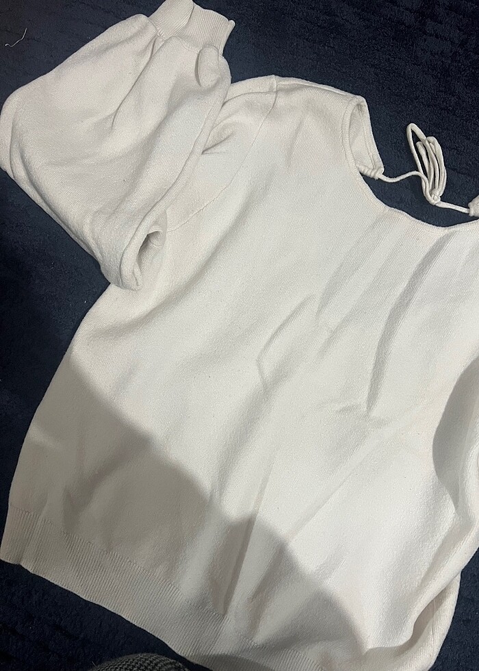 Mango sırtı açık kazak - Görsel 2