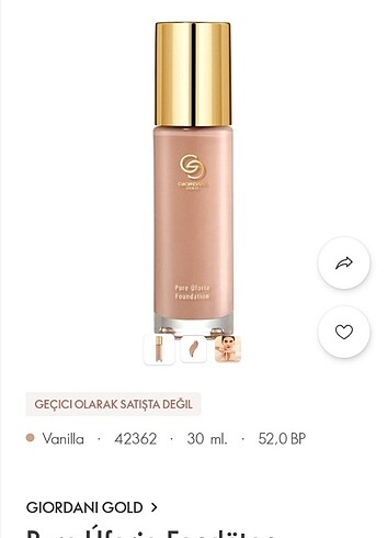 42362 ORİFLAME FONDÖTEN vanilya 