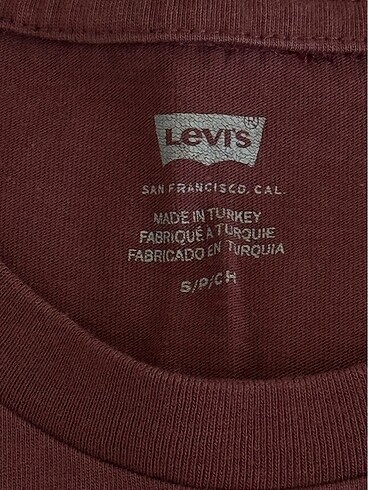 Levis levis bordo tişört