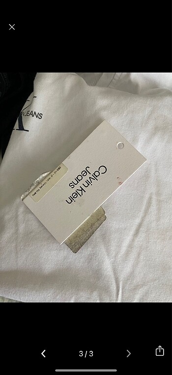 l Beden calvin klein crop tişört