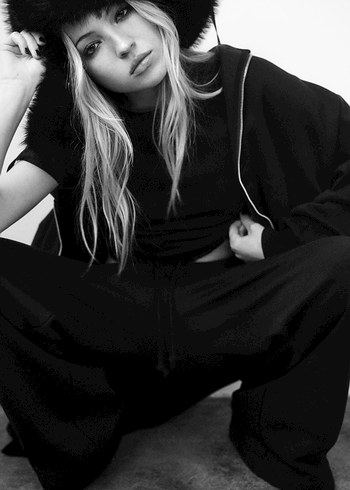 Zara zara Siyah Regular Fit Kadın eşofman