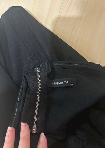 Siyah Kürklü Straplez Mini Bustiyer - Görsel 3