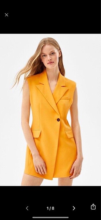 BERSHKA ceket elbise
