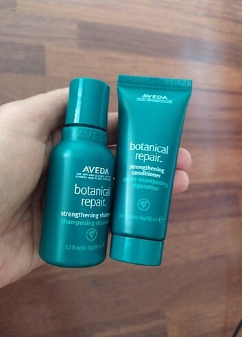 Aveda saç bakımı şampuan ve saç kremi