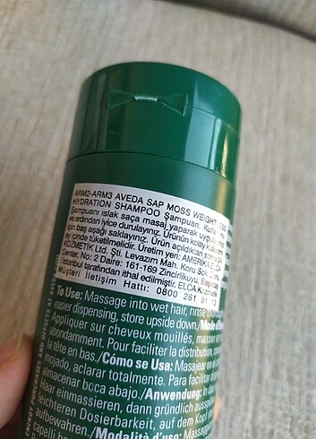 Aveda Aveda sap moss şampuan