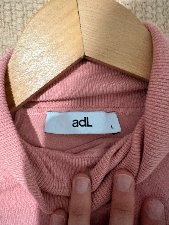 Adl Pembe Balıkçı Yaka Triko Kadın Kazak - Görsel 2